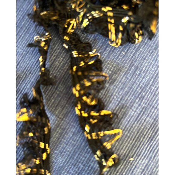 VTG Black Assorted Decorative Trim Lace & Ribbon Set Lingerie Crafts Totes - Picture 3 of 16